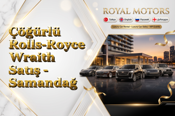 Çöğürlü Rolls-Royce Wraith Satış - Samandağ