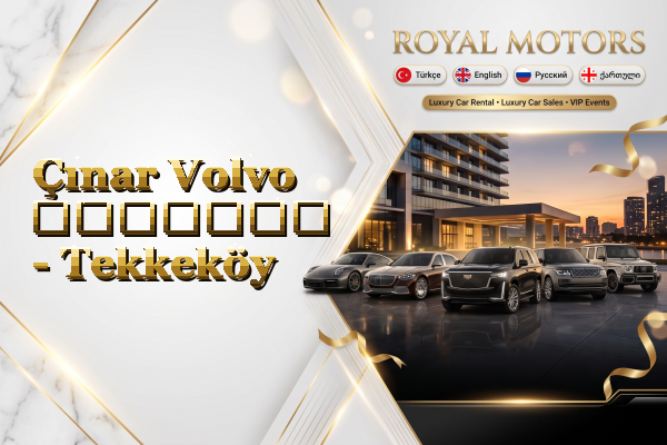 Çınar Volvo გაყიდვა - Tekkeköy