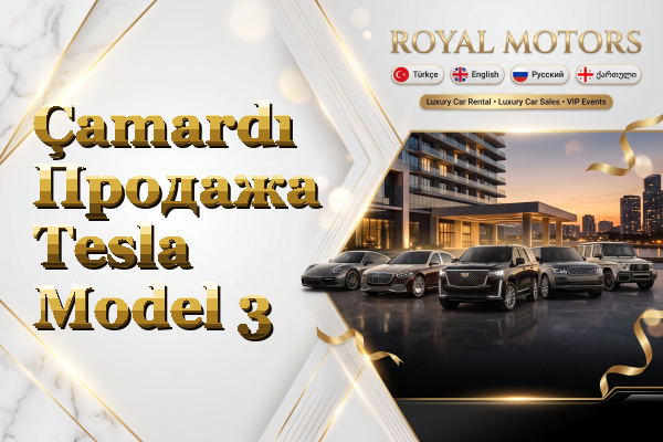 Çamardı Продажа Tesla Model 3