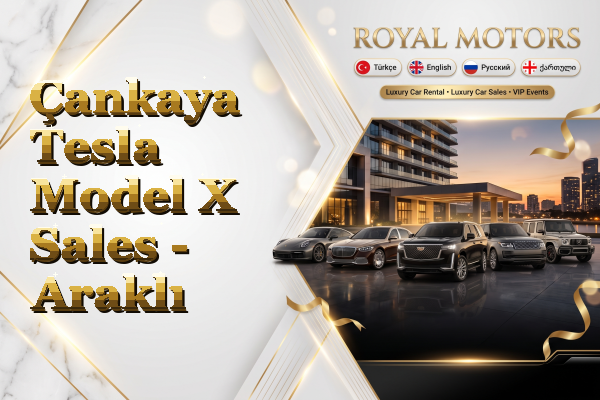 Çankaya Tesla Model X Sales - Araklı