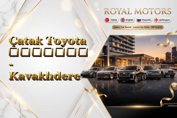 Çatak Toyota გაყიდვა - Kavaklıdere
