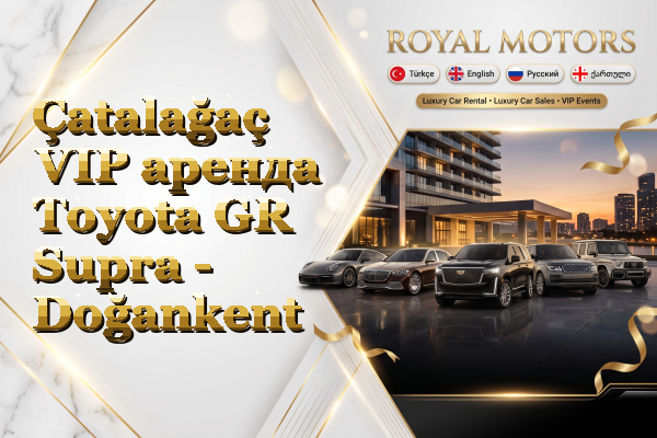 Çatalağaç VIP аренда Toyota GR Supra - Doğankent