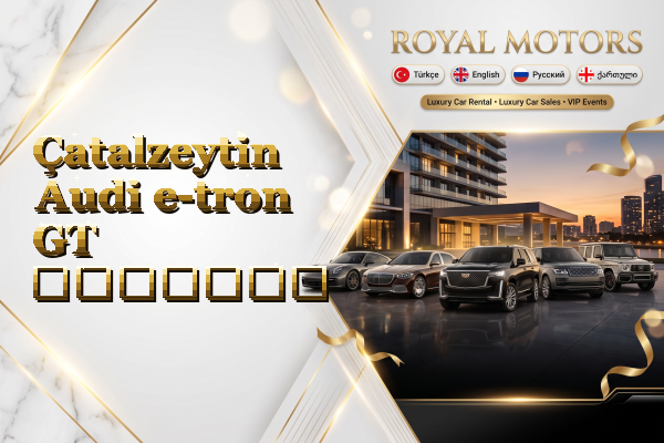 Çatalzeytin Audi e-tron GT გაყიდვა