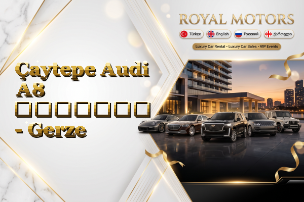 Çaytepe Audi A8 გაყიდვა - Gerze