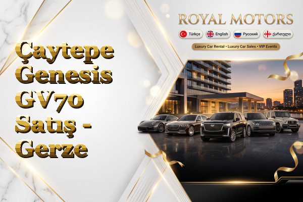 Çaytepe Genesis GV70 Satış - Gerze