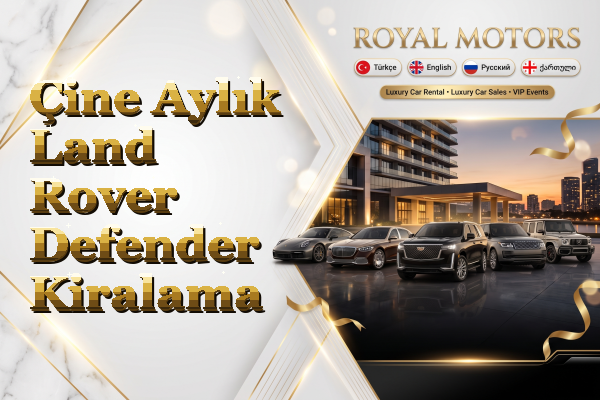 Çine Aylık Land Rover Defender Kiralama