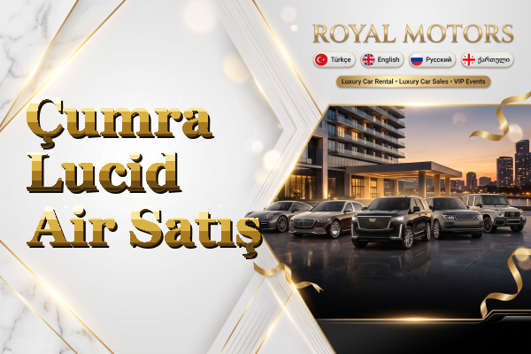 Çumra Lucid Air Satış