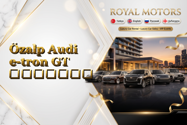 Özalp Audi e-tron GT გაყიდვა