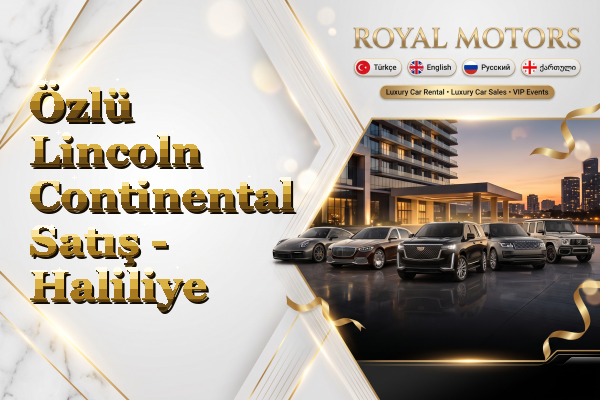 Özlü Lincoln Continental Satış - Haliliye