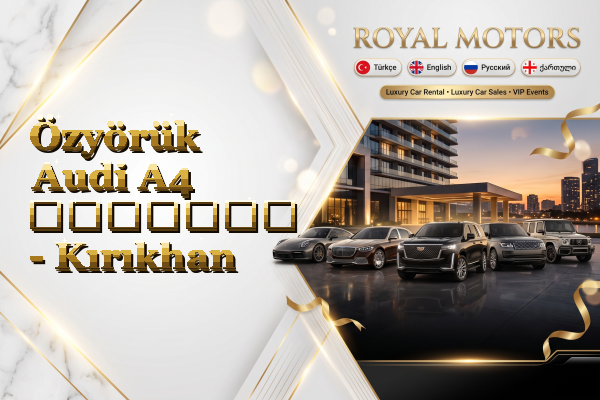 Özyörük Audi A4 გაყიდვა - Kırıkhan