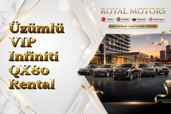 Üzümlü VIP Infiniti QX80 Rental