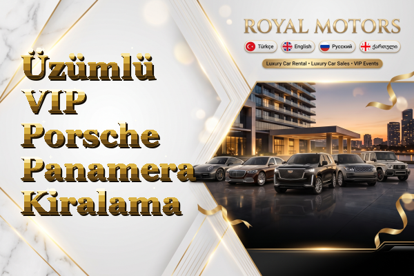 Üzümlü VIP Porsche Panamera Kiralama