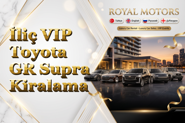 İliç VIP Toyota GR Supra Kiralama
