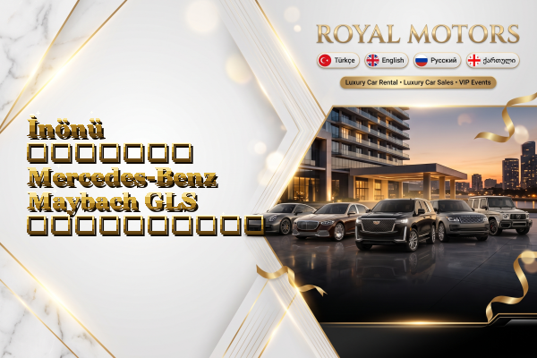 İnönü მძღოლით Mercedes-Benz Maybach GLS გაქირავება