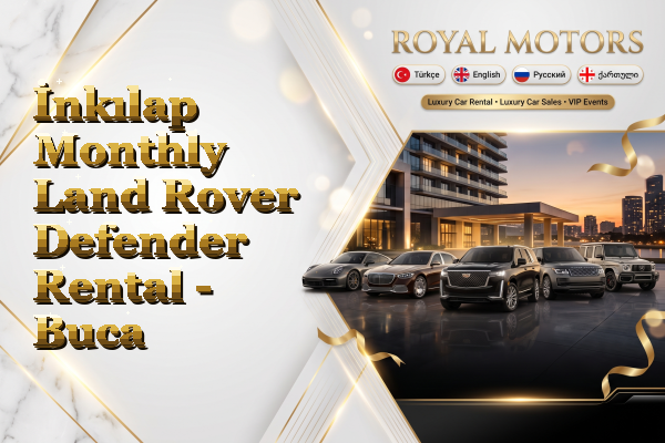 İnkılap Monthly Land Rover Defender Rental - Buca