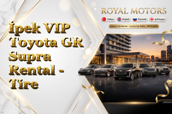 İpek VIP Toyota GR Supra Rental - Tire