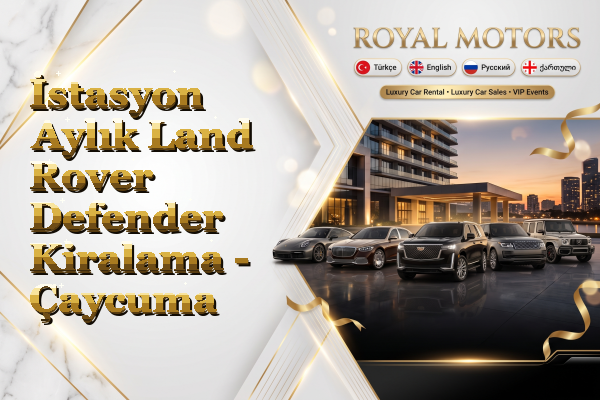 İstasyon Aylık Land Rover Defender Kiralama - Çaycuma