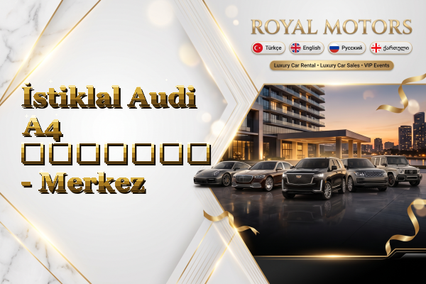 İstiklal Audi A4 გაყიდვა - Merkez