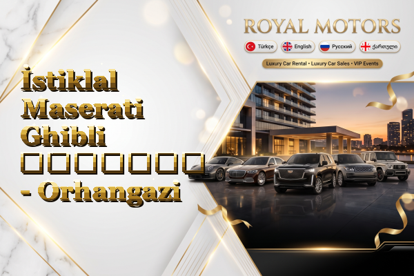 İstiklal Maserati Ghibli გაყიდვა - Orhangazi