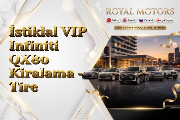 İstiklal VIP Infiniti QX80 Kiralama - Tire