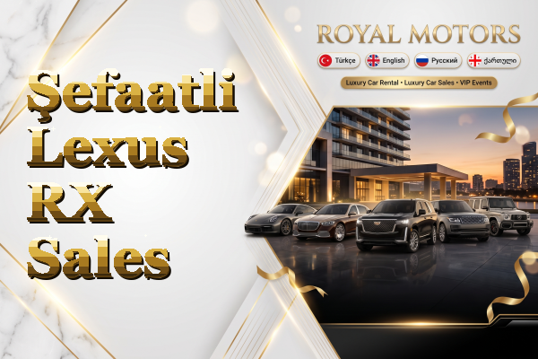 Şefaatli Lexus RX Sales