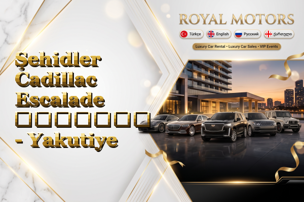 Şehidler Cadillac Escalade გაყიდვა - Yakutiye