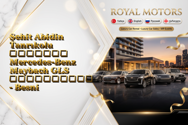 Şehit Abidin Tanrıkolu მძღოლით Mercedes-Benz Maybach GLS გაქირავება - Besni