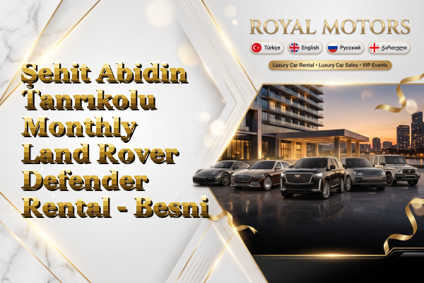 Şehit Abidin Tanrıkolu Monthly Land Rover Defender Rental - Besni