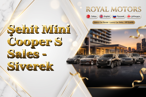 Şehit Mini Cooper S Sales - Siverek