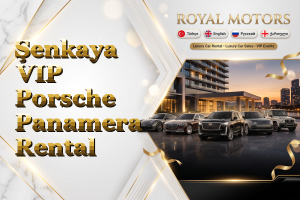 Şenkaya VIP Porsche Panamera Rental