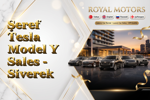 Şeref Tesla Model Y Sales - Siverek