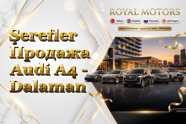 Şerefler Продажа Audi A4 - Dalaman