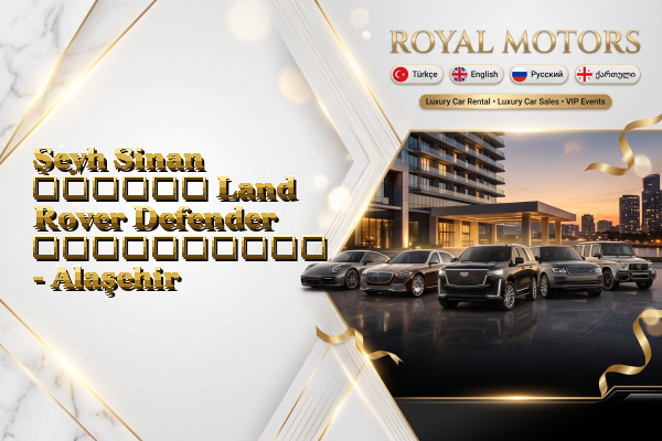 Şeyh Sinan თვიური Land Rover Defender გაქირავება - Alaşehir