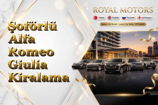 Şoförlü Alfa Romeo Giulia Kiralama