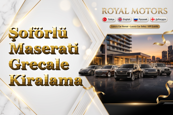Şoförlü Maserati Grecale Kiralama