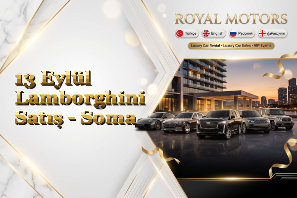 13 Eylül Lamborghini Satış - Soma