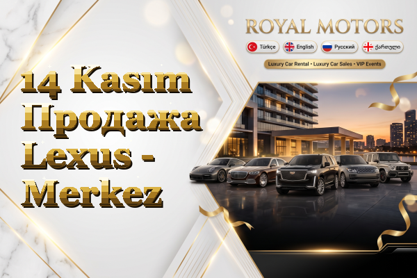 14 Kasım Продажа Lexus - Merkez