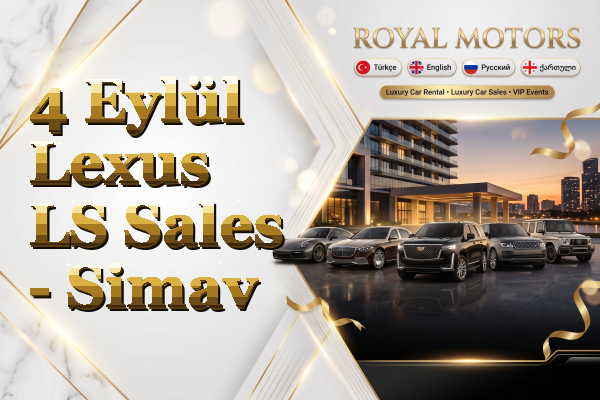 4 Eylül Lexus LS Sales - Simav