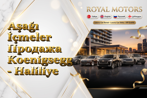 Aşağı İçmeler Продажа Koenigsegg - Haliliye