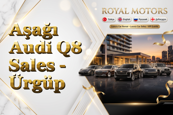 Aşağı Audi Q8 Sales - Ürgüp