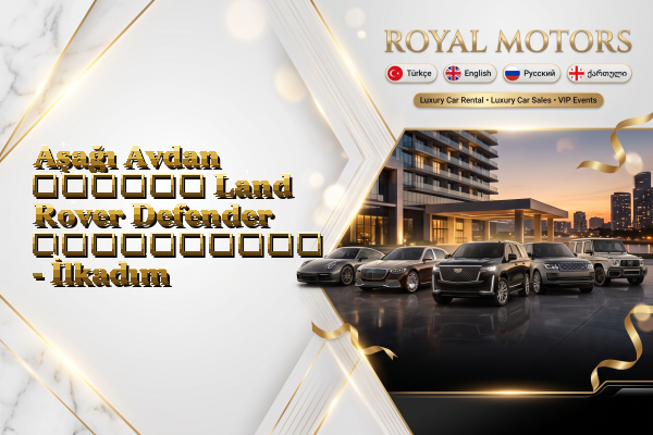 Aşağı Avdan თვიური Land Rover Defender გაქირავება - İlkadım