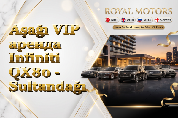Aşağı VIP аренда Infiniti QX80 - Sultandağı