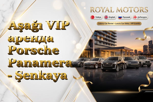 Aşağı VIP аренда Porsche Panamera - Şenkaya