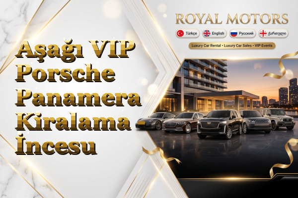 Aşağı VIP Porsche Panamera Kiralama - İncesu