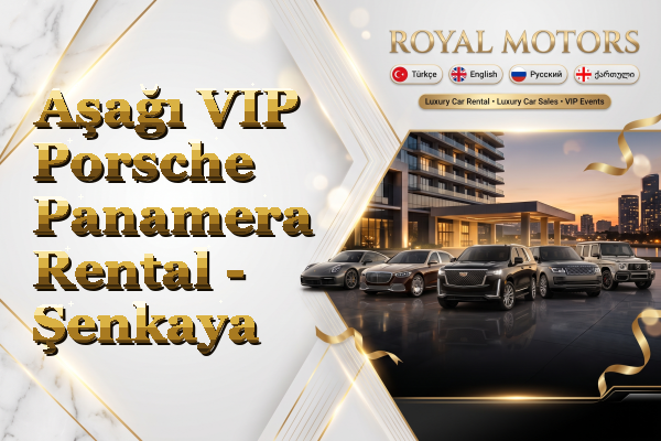 Aşağı VIP Porsche Panamera Rental - Şenkaya
