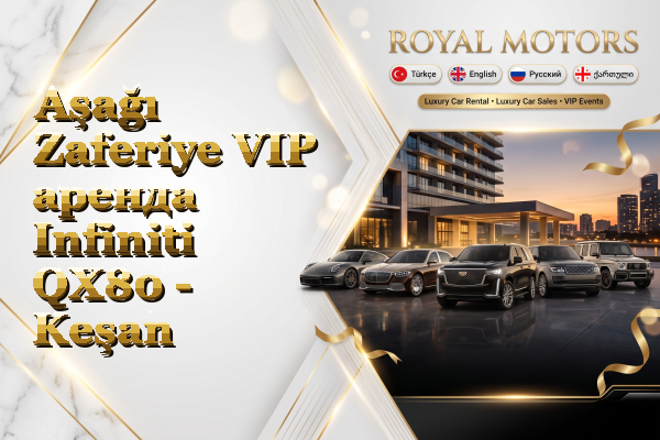 Aşağı Zaferiye VIP аренда Infiniti QX80 - Keşan