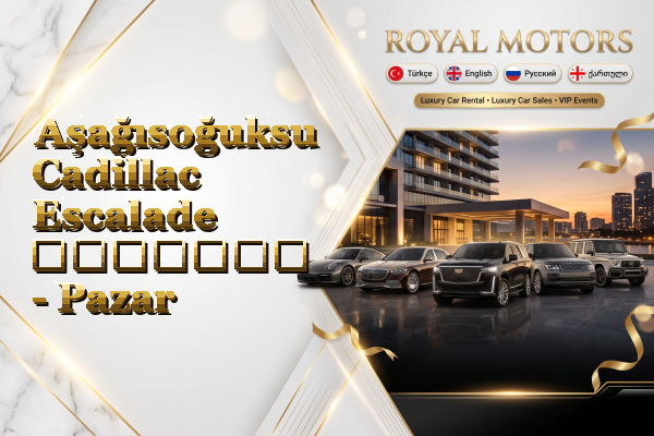 Aşağısoğuksu Cadillac Escalade გაყიდვა - Pazar
