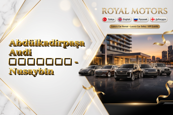 Abdülkadirpaşa Audi გაყიდვა - Nusaybin