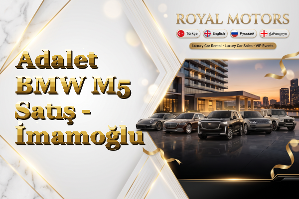 Adalet BMW M5 Satış - İmamoğlu