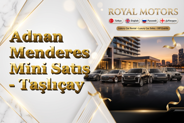 Adnan Menderes Mini Satış - Taşlıçay